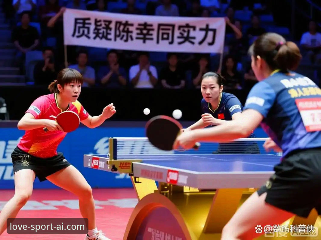 爱体育APP下载评测 中国女乒世乒赛零封台北队——陈幸同首秀防守战术深度解析